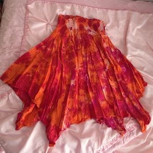 Tie dye skirt